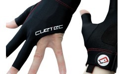 Billiard Glove, Cuetec Axis, 3-Finger, black-red, L