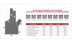 Бильярдная перчатка Cuetec Axis, 3 пальца, серая, L