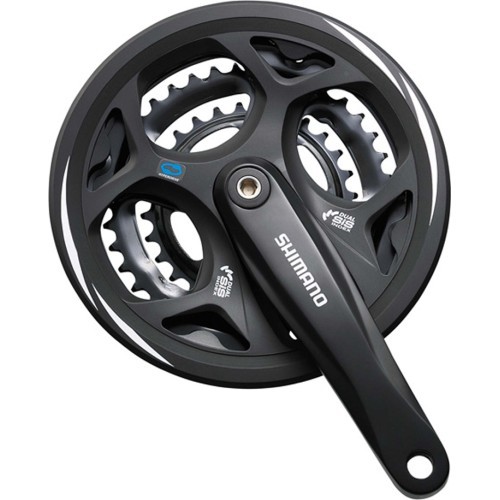 Передняя система звёзд Shimano Altus FC-M311, 3x7/8 скор., 48-38-28T, 175 мм