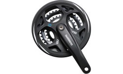 Priekinis žvaigždžių blokas Shimano Altus FC-M311 // 3x7/8 pav., 48-38-28T, 175mm