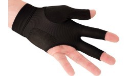 Biliardo pirštinė Predator Second Skin, 3 pirštų, juoda-geltona, L&XL