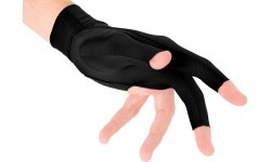 Billiard Glove, Predator Second Skin, 3-Finger, black-yellow, L&XL