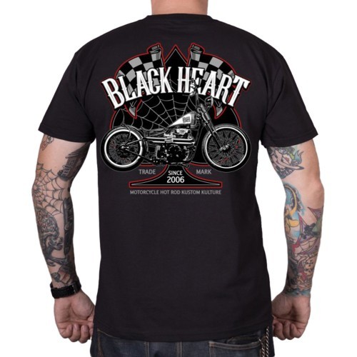 Футболка BLACK HEART Chopper Race - Чёрный