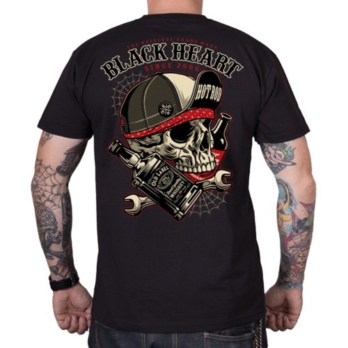 T-Shirt BLACK HEART Commander - Black