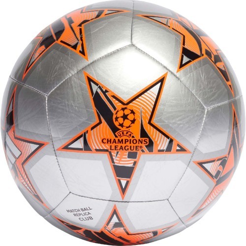 Футбольный мяч Adidas UCL Club 23/24 Group Stage Grey Orange IA0950