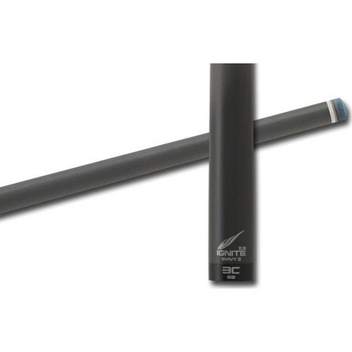 Верхняя часть бильярдного кия Ignite Carbon, 12,2 мм, соединение Wavy2, 30 дюймов