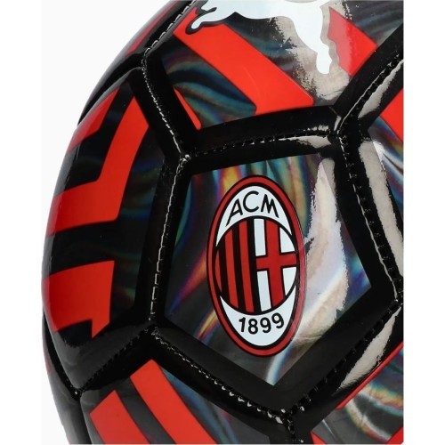 Puma Futbolo Kamuolys Acm Fan Ball Black Red 084043 01