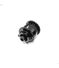 Front dynamo hub 32H, 6-bolt disc brake, 6V 3W (black)