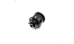 Front dynamo hub 32H, 6-bolt disc brake, 6V 3W (black)