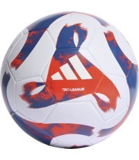 Футбольный мяч Adidas Tiro League TSBE White Blue Red HT2422