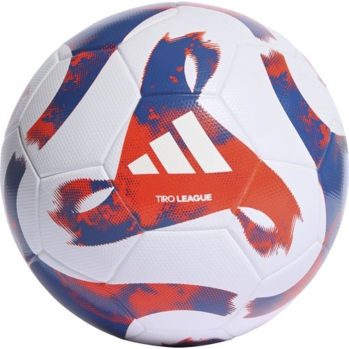 Футбольный мяч Adidas Tiro League TSBE White Blue Red HT2422