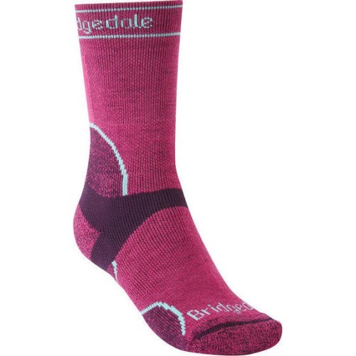 Moteriškos kojinės W MW Trail Run T2 Merino Sport Crew Berry S - 370