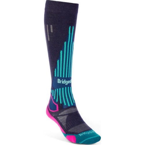 W Ski Lightweight Dark Denim/ Pink S - 321