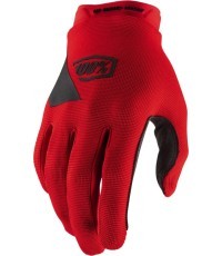Dviračių ir motokroso pirštinės 100% Ridecamp Red - Raudona
