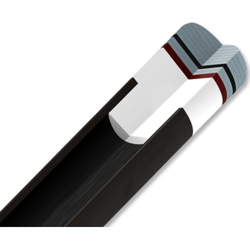 Cue Shaft, Pool, Cuetec Cynergy CT-15K Carbon, 3/8x10, 21,3mm joint, 12.5mm