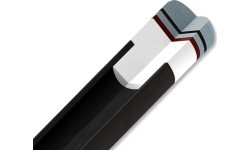 Kijo viršūnė Cuetec Cynergy CT-15K Carbon, biliardui, 3/8x10, 21,3 mm jungtis, 12,5 mm