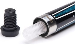 Бильярдный кий Cuetec Opt-X, Pool, бирюзовый, 3/8x14, 12,75 мм
