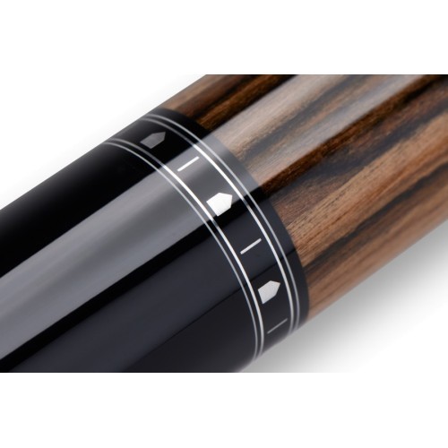 Biliardo lazda Cuetec Cynergy Truewood Gen 2, ebony II NW, 3/8x14, 11,8 mm