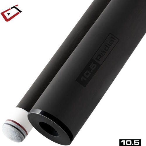Biliardo kijo viršutinė dalis Cuetec Cynergy CT-15K Carbon, Radial, 10,5 mm