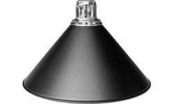 Biliardo stalo šviestuvas, juodoji šviesa, juodas, 4 gaubtai, Ø 35 cm, 180 cm