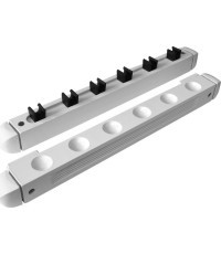 Billiard Cue Rack Roman, white, 40 cm, for 6 Clips