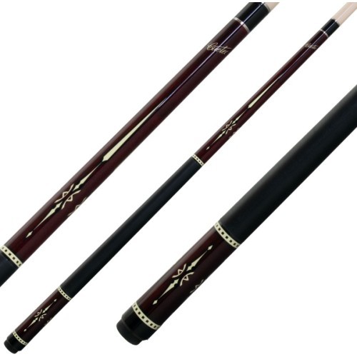 Biliardo lazda Cuetec Warrior, bordo, 3/8x14