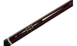 Бильярдный кий Cuetec Warrior, бордовый, 3/8x14