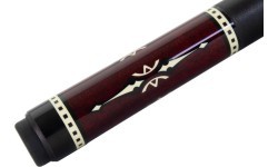 Biliardo lazda Cuetec Warrior, bordo, 3/8x14