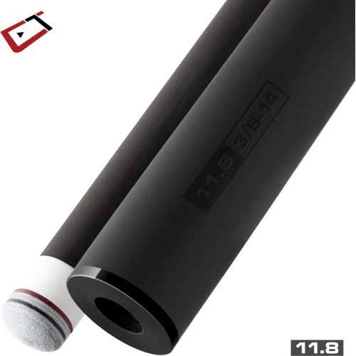 Biliardo lazdos viršūnė Cuetec Cynergy CT-15K Carbon, 3/8x14, 20 mm jungtis, 11,8 mm