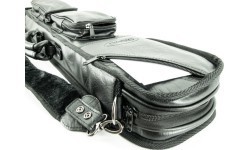 Minkštas dėklas biliardo lazdai, elegantiškas, juodas, 3/5, 83 cm