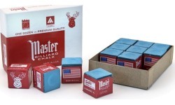 Cue Chalk, Master, Sky Blue, 12 pc. Pack