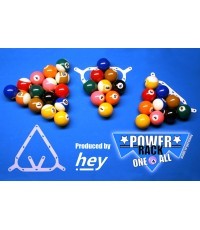 Бильярдный треугольник Power Rack one 4 all (9/10/8 шаров)