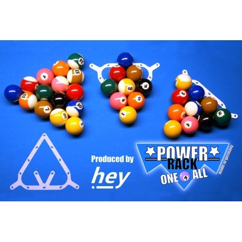 Бильярдный треугольник Power Rack one 4 all (9/10/8 шаров)