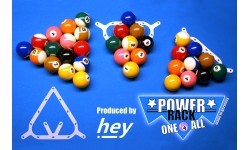 Biliardo trikampis Power Rack one 4 all (9/10/8 kamuoliukų)