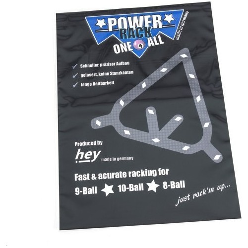 Biliardo trikampis Power Rack one 4 all (9/10/8 kamuoliukų)