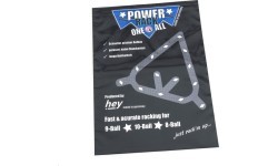 Biliardo trikampis Power Rack one 4 all (9/10/8 kamuoliukų)