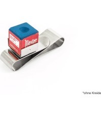 Cue Chalk Holder, magnetic, Metal, Nickel Silver