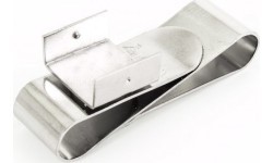 Cue Chalk Holder, magnetic, Metal, Nickel Silver