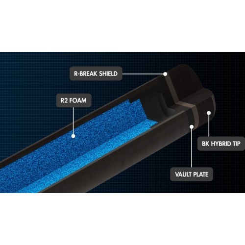 Billiard Cue, Pool, Predator BK Rush NW, Revo Break, Uni-Loc