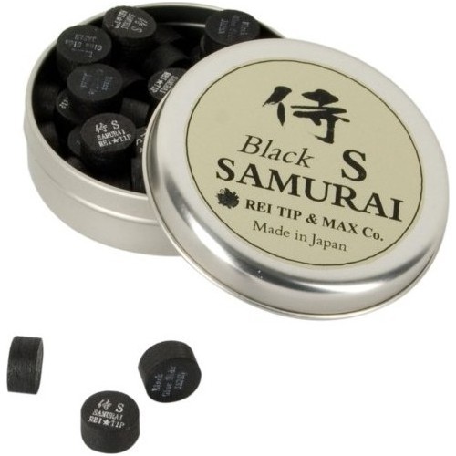 Наклейка для кия Rei Samurai Black, 8 слоёв, 14 мм, MAX