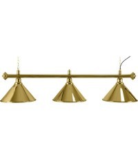 Biliardo šviestuvas Elegance, žalvaris, 3 gaubtai, Ø 35 cm, 112 cm