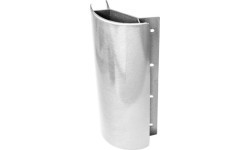 Lower Corner Cover Set for Triumph, silver color, 4Pcs