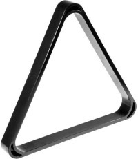 Snukerio trikampis DS1, PVC, juodas