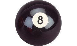 Classic Ball No 8, black, 57,2 mm