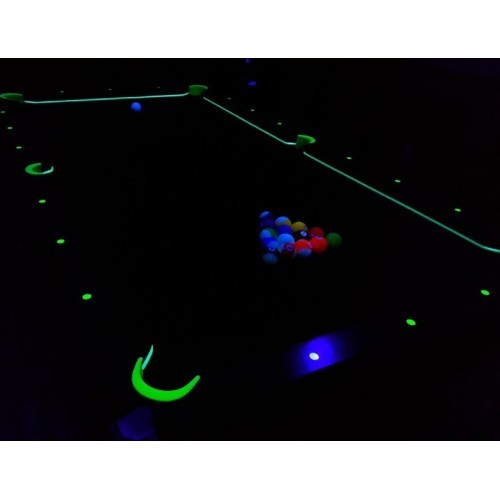 Biliardo kamuoliukų rinkinys Aramith glow in the dark, 57,2 mm, Pool