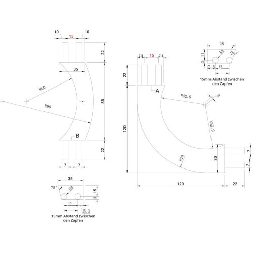 Комплект луз для снукера Standard
