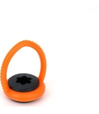 Rubber Cue holder,PVC, orange-black