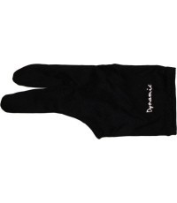 Бильярдная перчатка Dynamic Deluxe, 3-палая, чёрная, Lycra