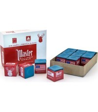Biliardo kreida Master, mėlyna, 12 vnt.