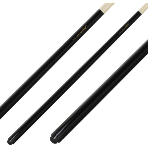 Biliardo lazda Classic Jupiter JU-2, prisukamas metalinis antgalis, juoda, vientisa, Pool
